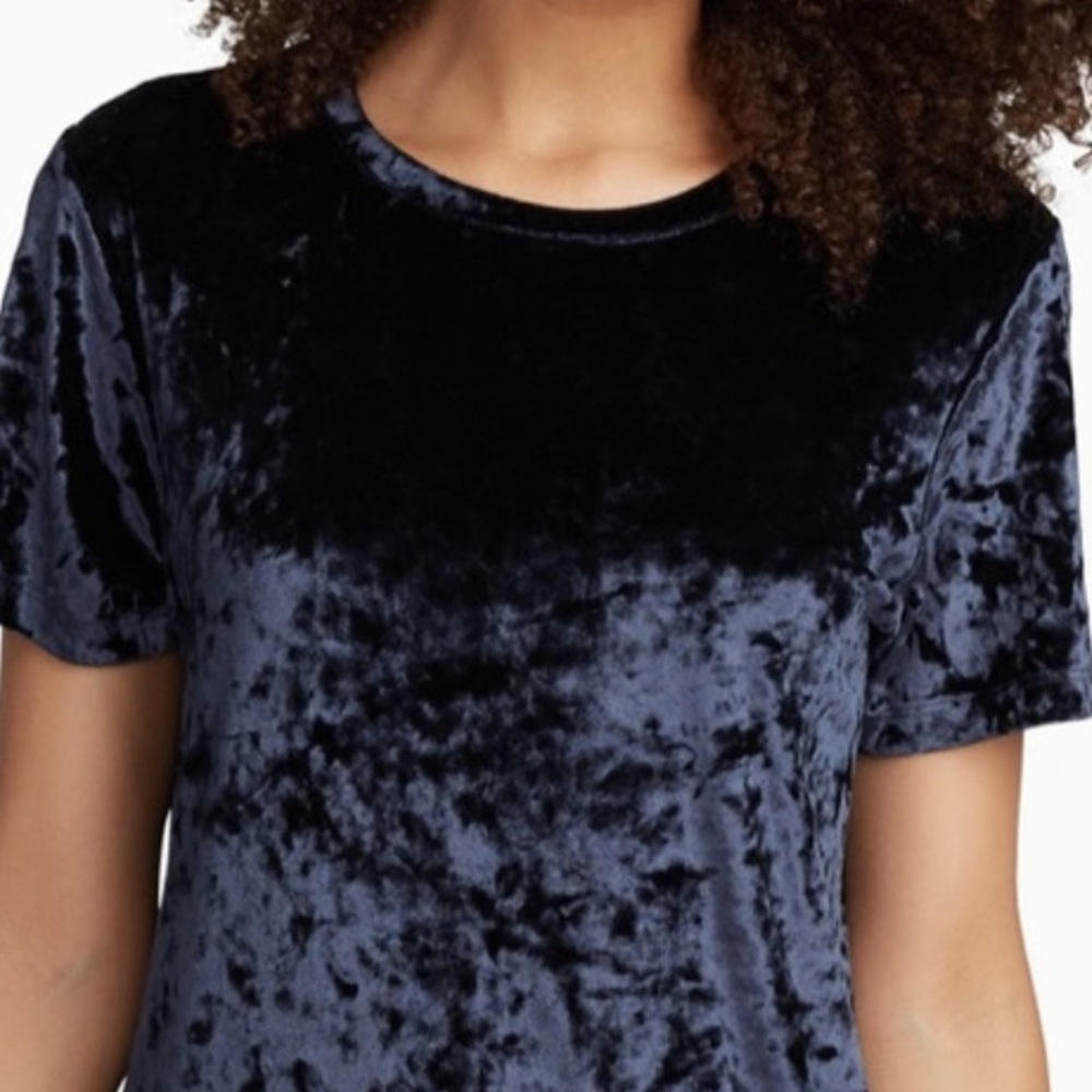TWIK crushed blue velvet dress | Medium - Picture 6 of 8